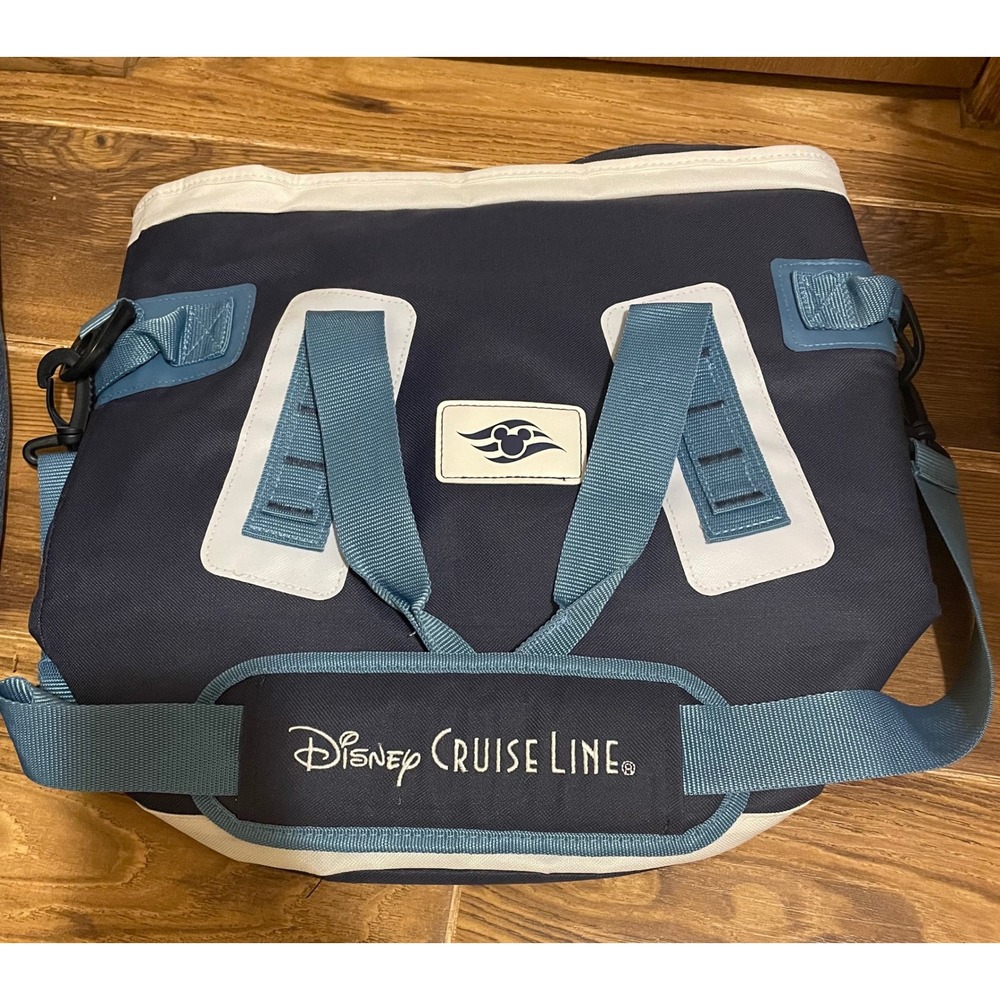 Disney Cruise Line Insulated Cooler Bag Navy Blue DCL Logo Shoulder Strap Tote
